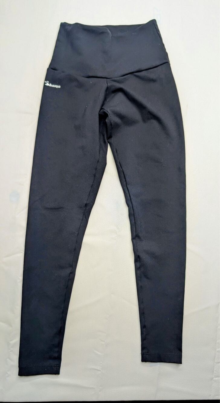 Shama Jade Workout Weightlifting Fitness Yoga Pants Size Small Black Logo
